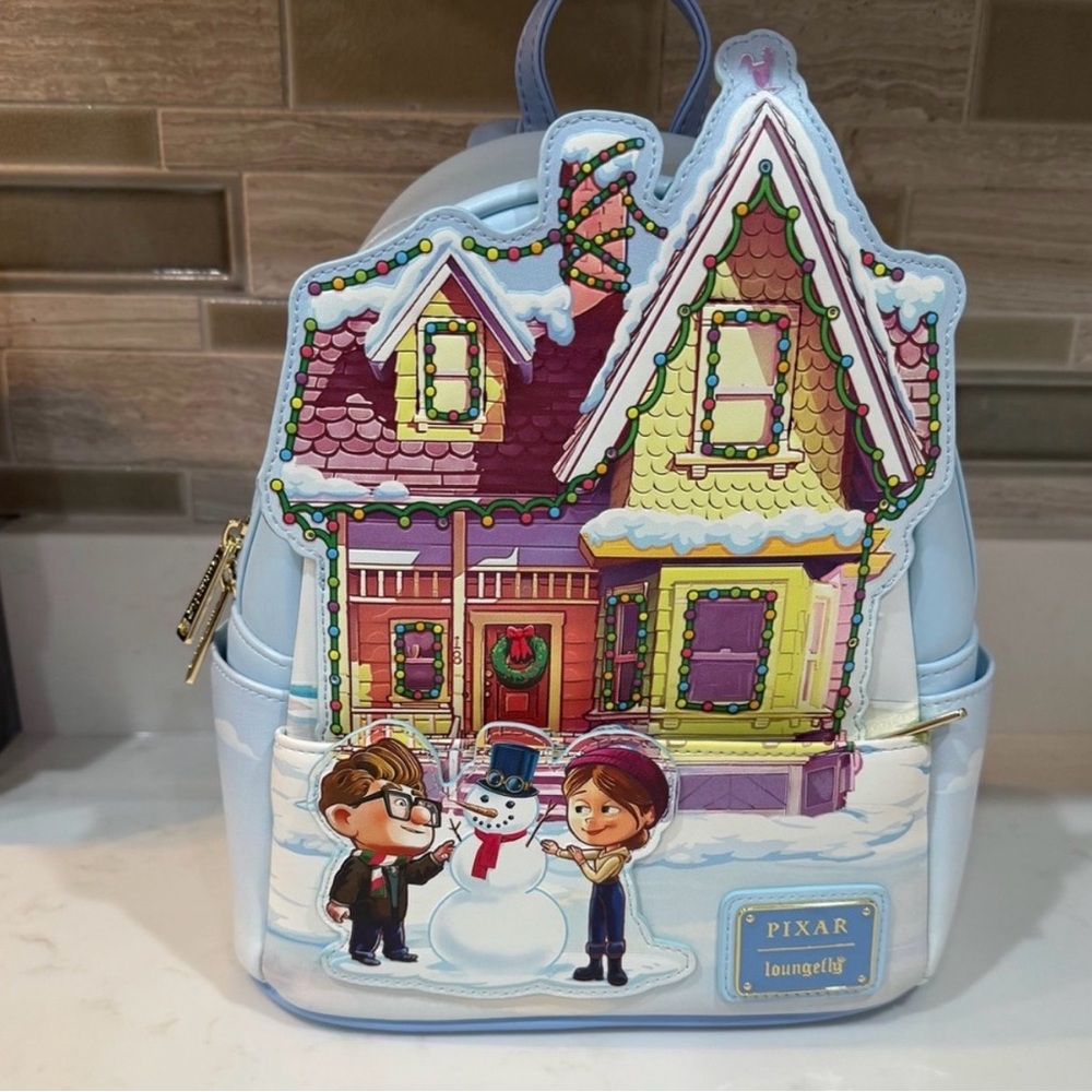 Loungefly Disney Pixar Up Holiday House Light-Up Mini
Backpack